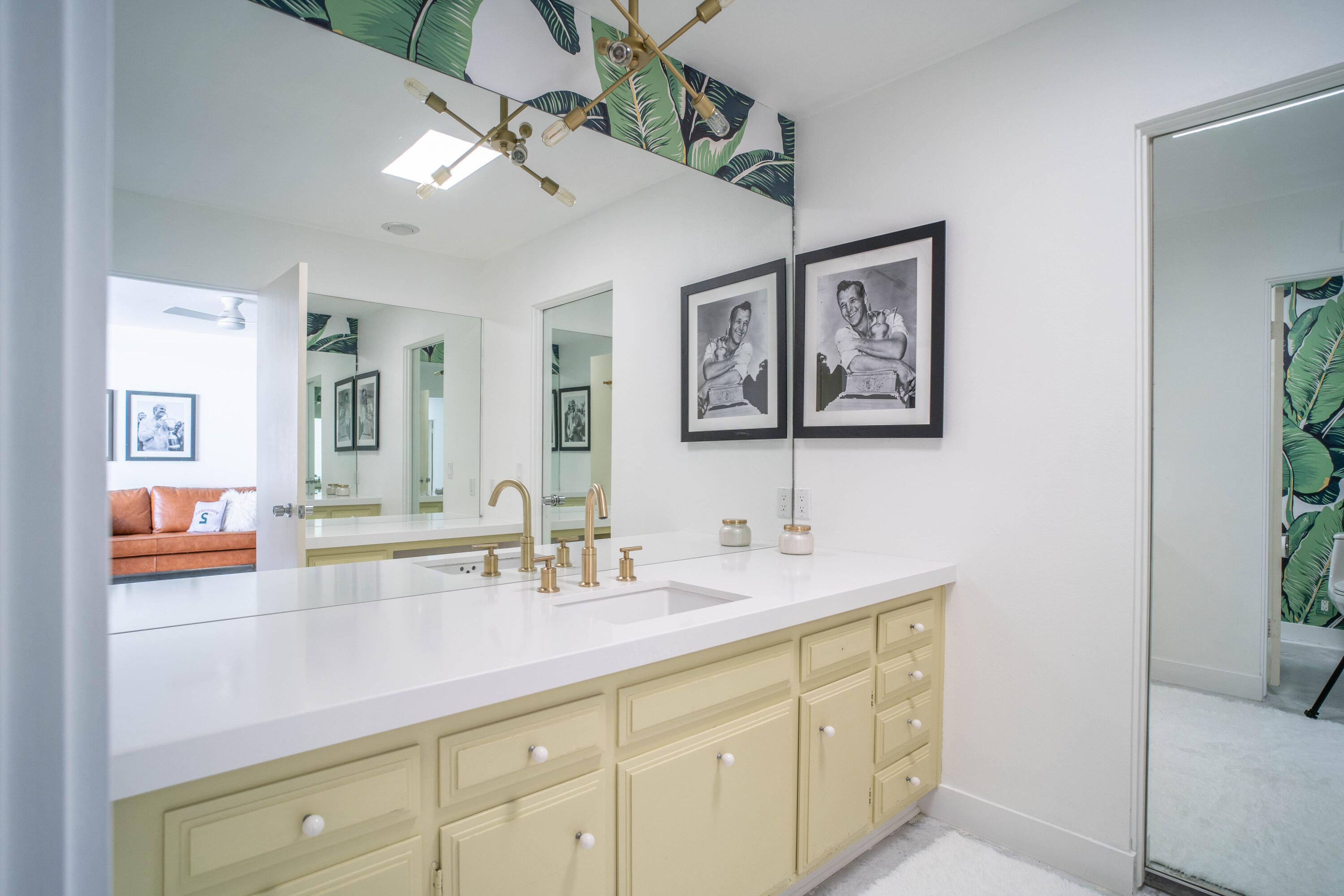 45705 Pawnee Road Indian Wells, CA 92210 - Photo 39 of 59 a bathroom with a sink and a mirror