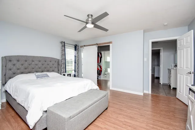 a bathroom with a sink and a shower