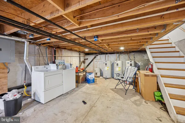 a view of storage and utility room