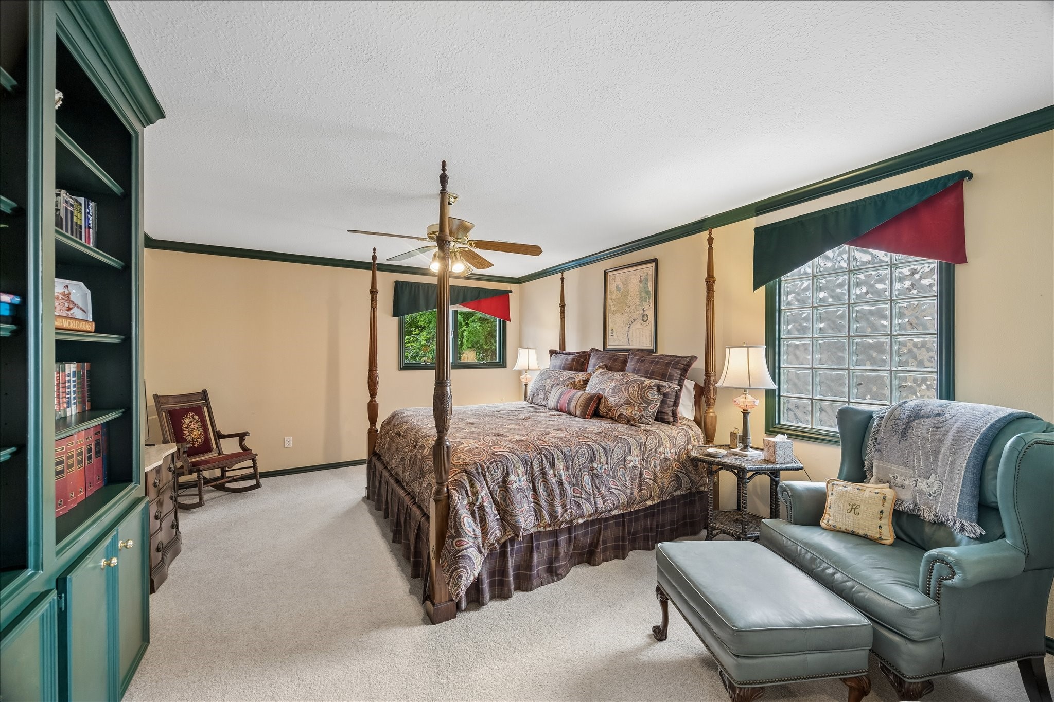6611 Trebeck Lane Spring, TX 77379 - Photo 24 of 33 Comfortable secondary bedroom featuring generous proportions, natural light, and classic design details.