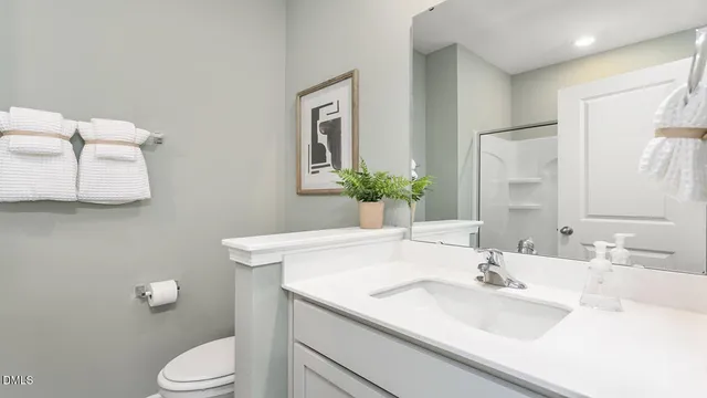 a room that has a table and chair