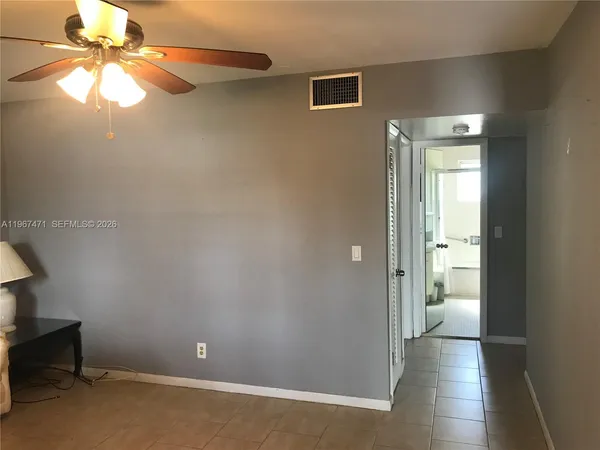 a view of an empty room