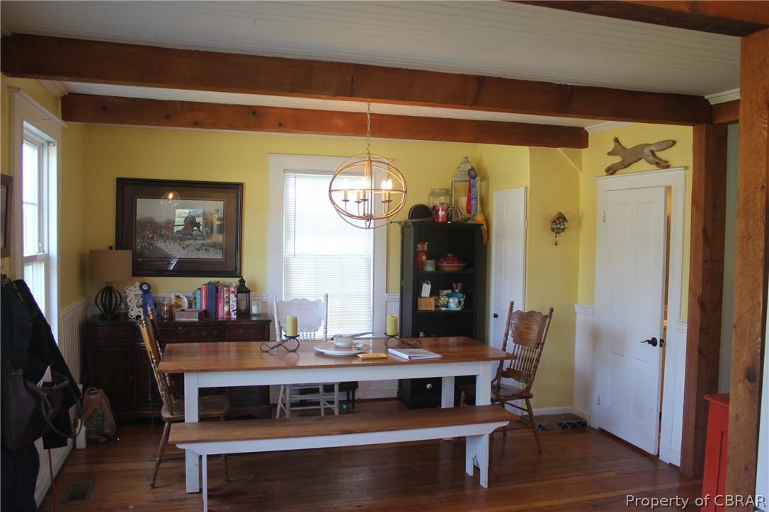 1195 Buckley Hall Road Dutton, VA 23050 - Photo 42 of 47 a view of a dining room with furniture and window