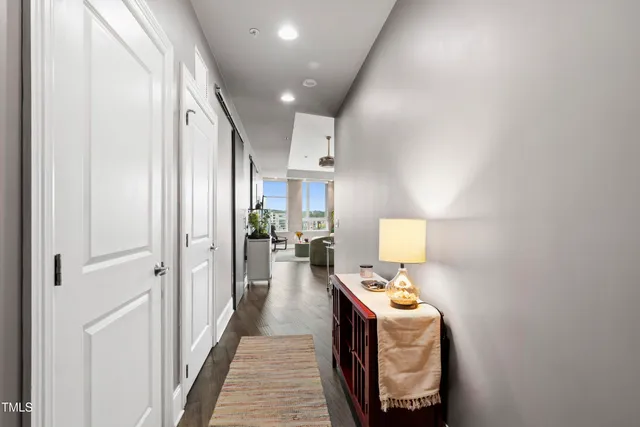 a bathroom with a sink a mirror and shower