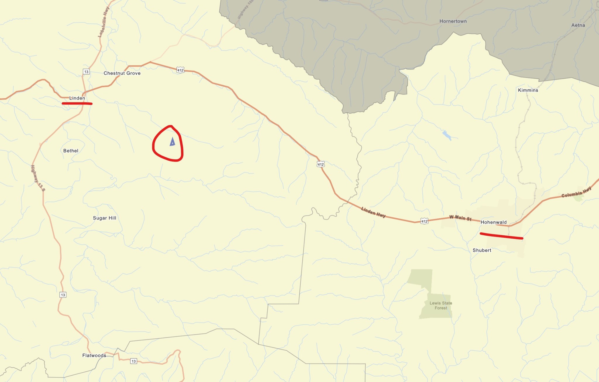 4439 Old Hohenwald Road Linden, TN 37096 - Photo 11 of 18 a view of a wall with a wall painting on the wall