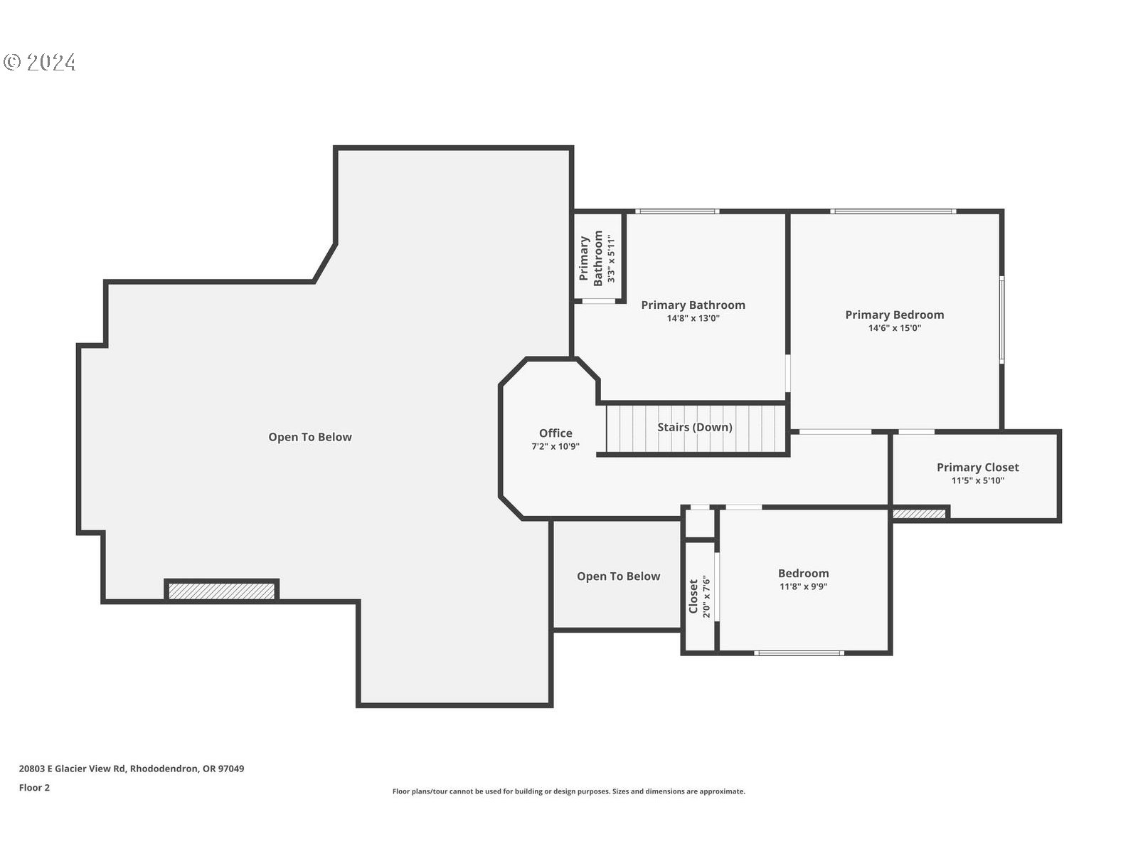 20803 East Glacier View Road Rhododendron, OR 97049 - Photo 48 of 48 a picture of floor plan