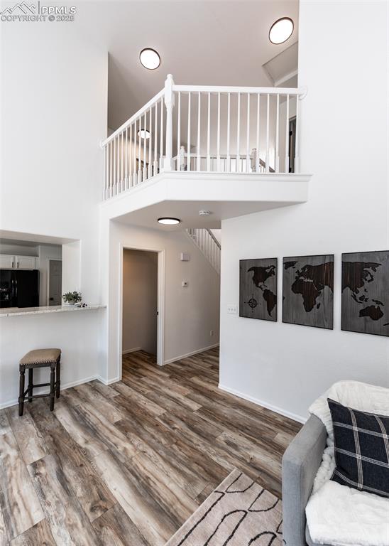 508 Fox Run Circle Colorado Springs, CO 80921 - Photo 26 of 50 a view of a livingroom with furniture and staircase