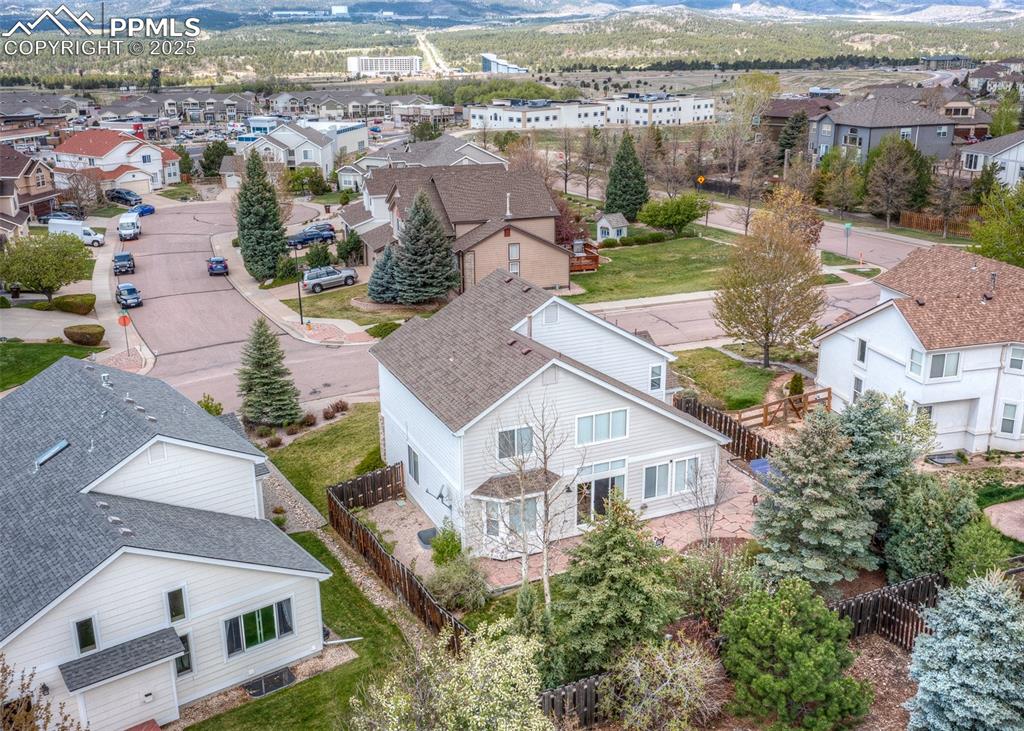 508 Fox Run Circle Colorado Springs, CO 80921 - Photo 3 of 50 an aerial view of a house with outdoor space and lake view