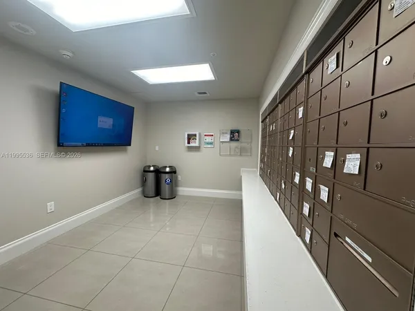 a view of a balcony