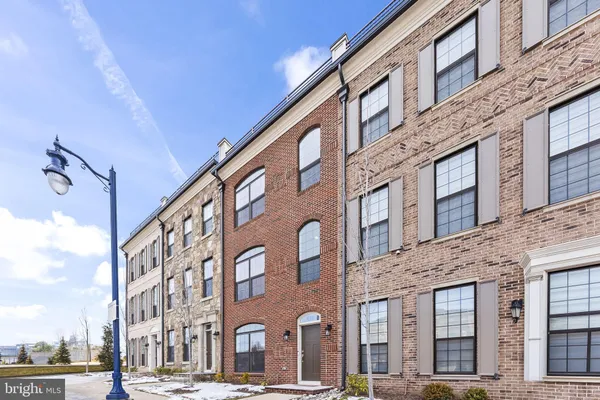 a front view of a building