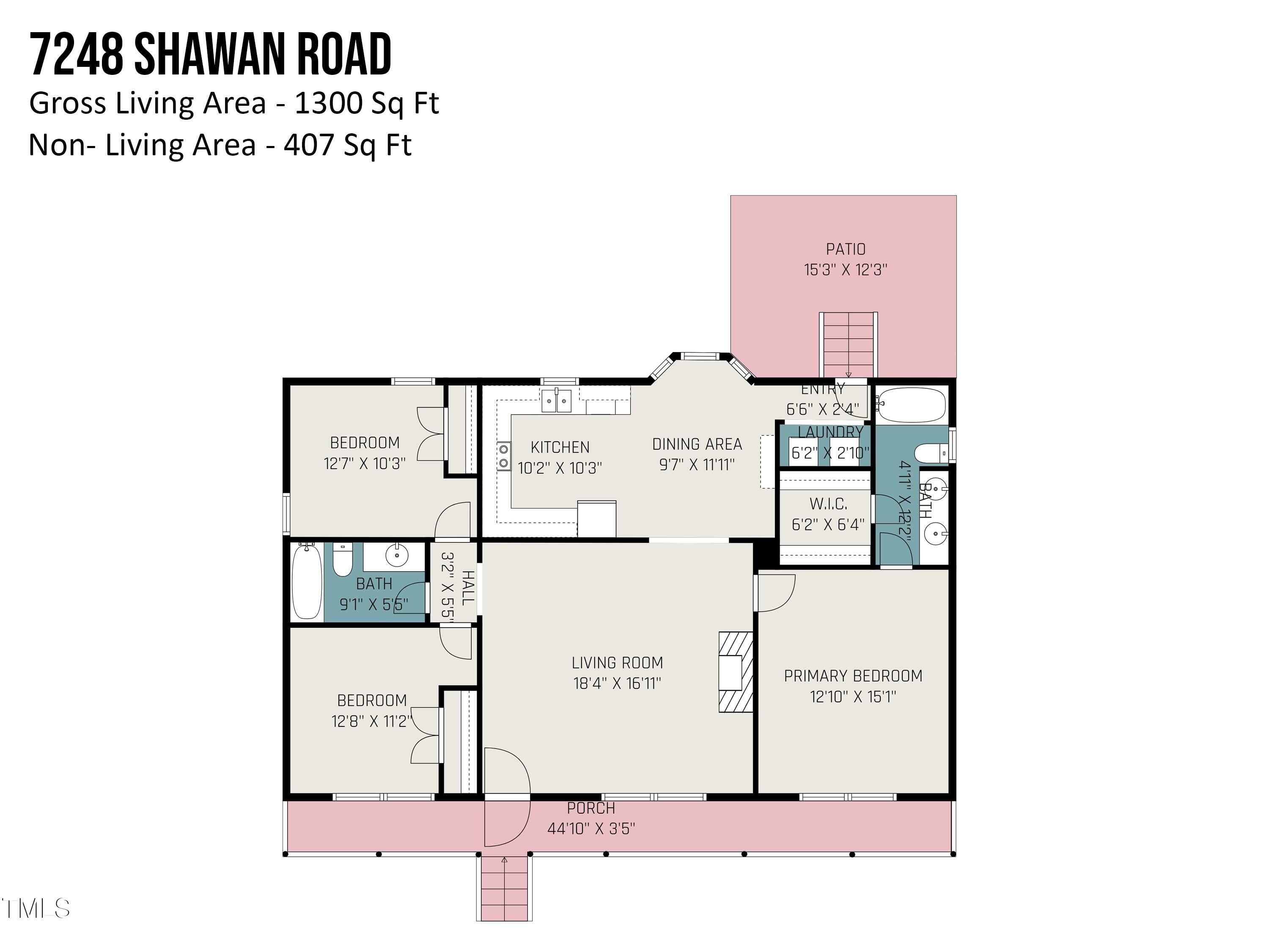 7248 Shawan Road Wendell, NC 27591 - Photo 17 of 17 Floor Plan