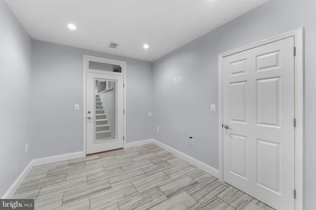 wooden floor in an empty room