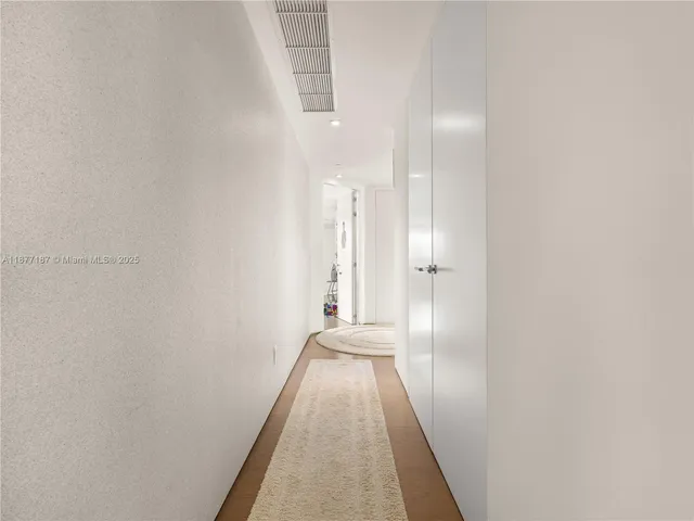 a close view of closet