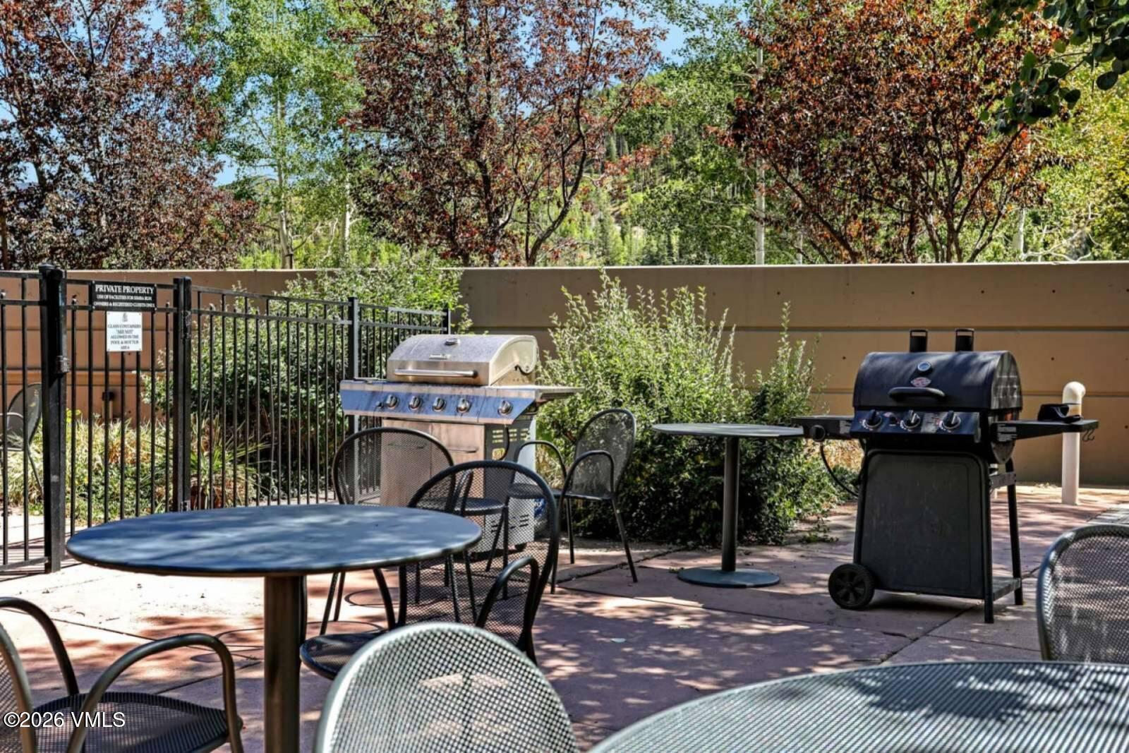 1100 North Frontage Road West, Unit 1519 Vail, CO 81657 - Photo 29 of 38 a view of a patio in the backyard