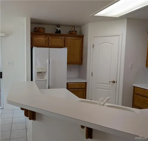 a bedroom with a bed and a shower