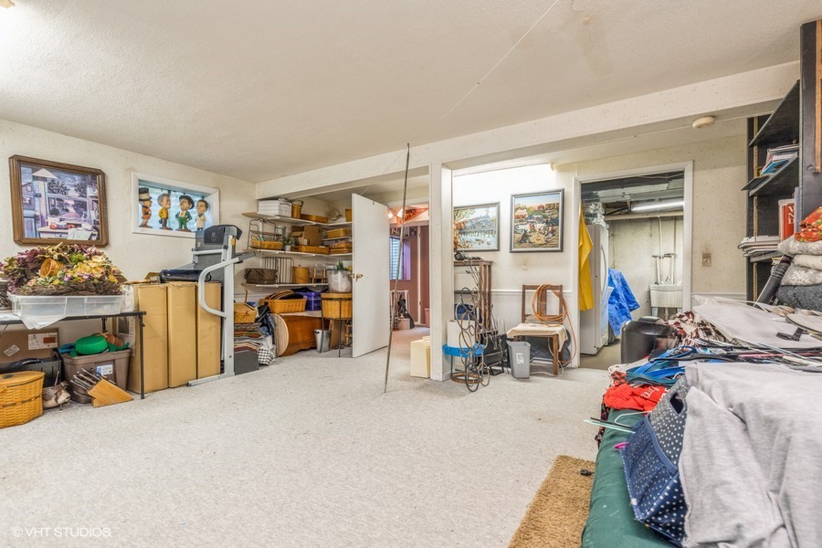 198 Foxmoor Road Fox River Grove, IL 60021 - Photo 21 of 26 a bed room with a bed and a large mirror