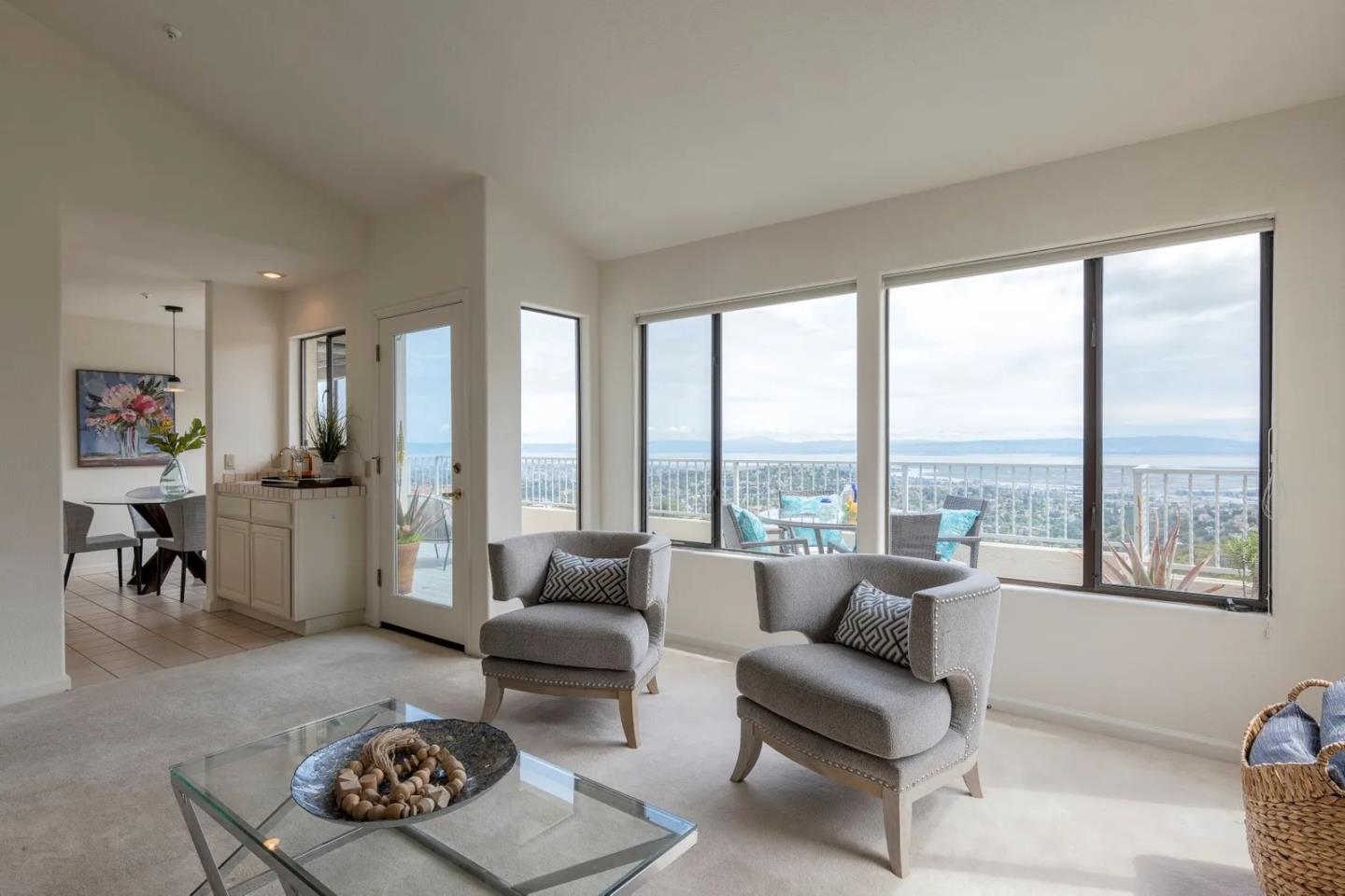 7 Iris Lane San Carlos, CA 94070 - Photo 5 of 17 a living room with furniture and a floor to ceiling window