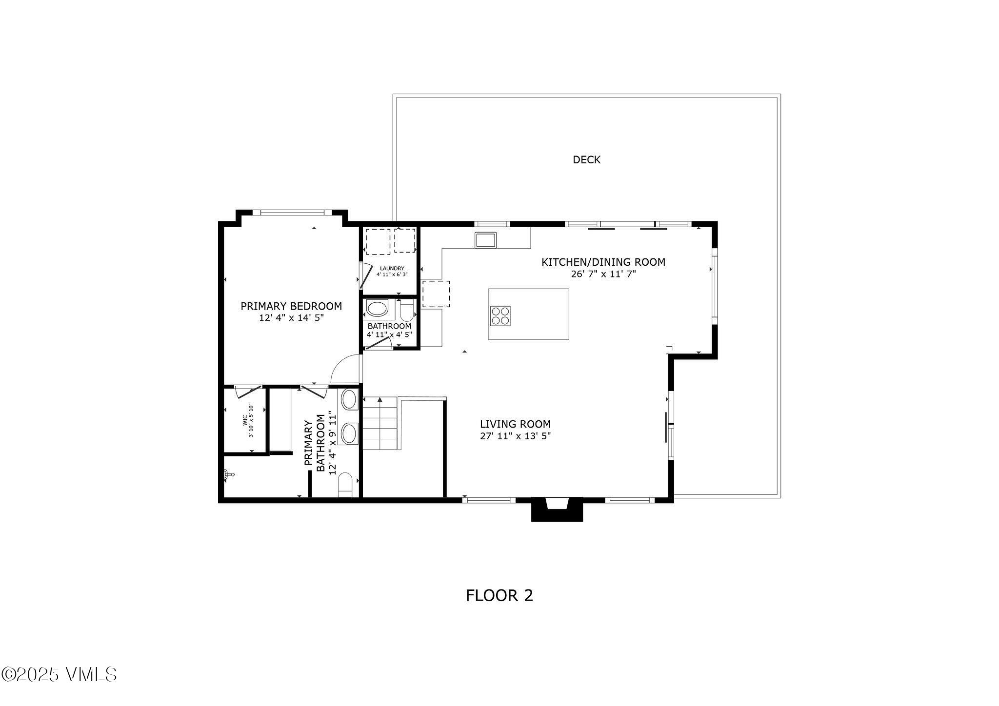 4515 Big Horn Road, Unit H Vail, CO 81657 - Photo 27 of 28 2505_4515_bighorn_rd_floorplan_2