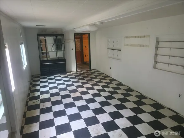 a view of empty room
