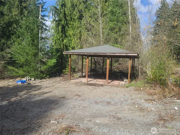 a view of yard with tree