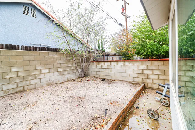 a view of wooden wall