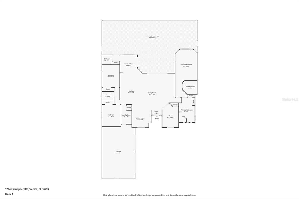 17341 Sandpearl Road Venice, FL 34293 - Photo 5 of 95 a picture of a room with a white wall and white walls