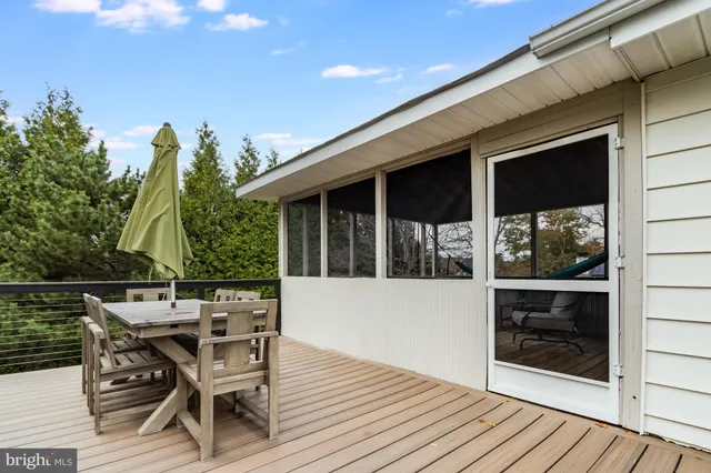a outdoor living space with furniture