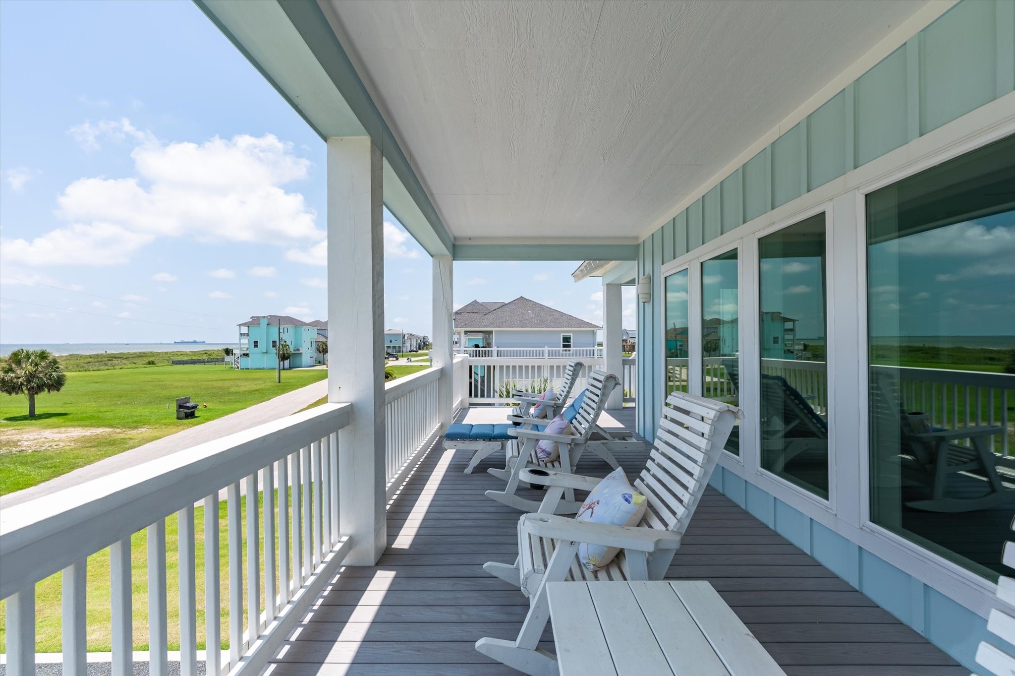 3701 Biscayne Beach Road Port Bolivar, TX 77650 - Photo 11 of 50 a view of balcony with furniture