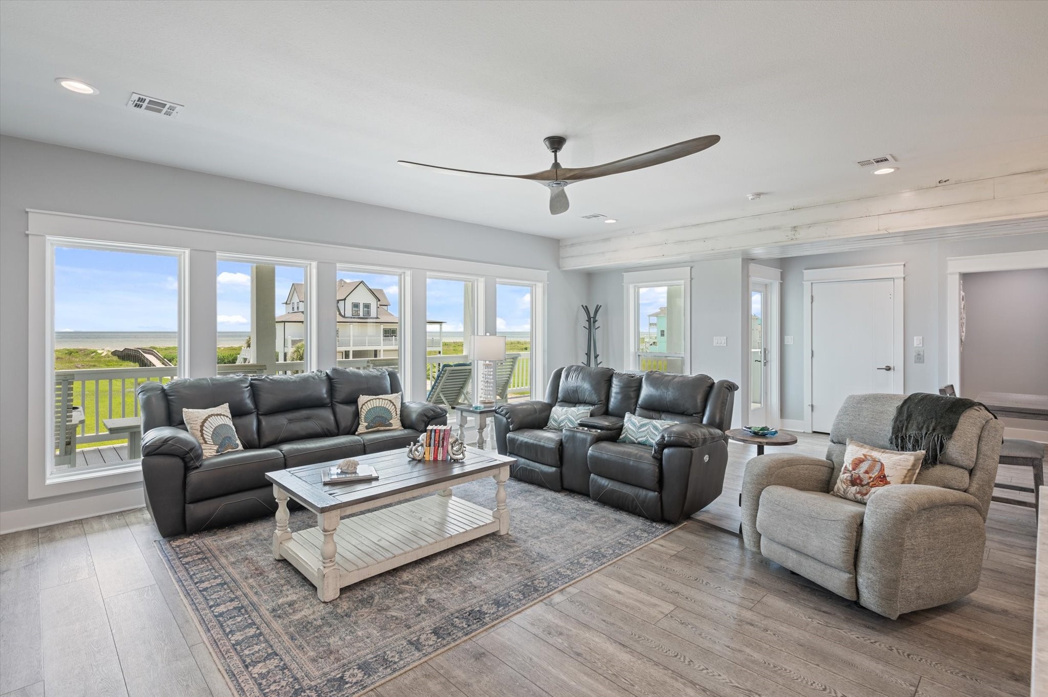 3701 Biscayne Beach Road Port Bolivar, TX 77650 - Photo 15 of 50 a living room with furniture and a large window