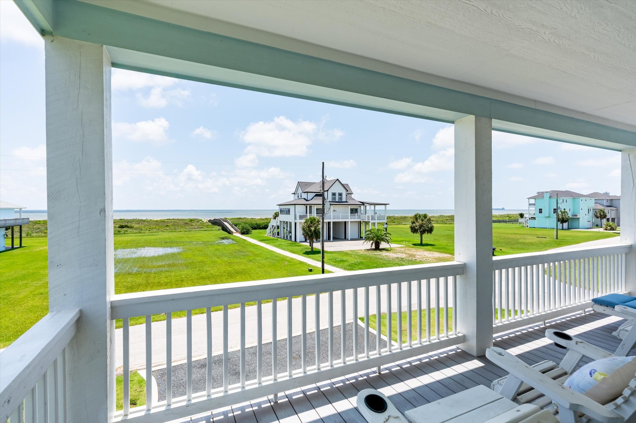 3701 Biscayne Beach Road Port Bolivar, TX 77650 - Photo 10 of 50 a view of balcony with yard