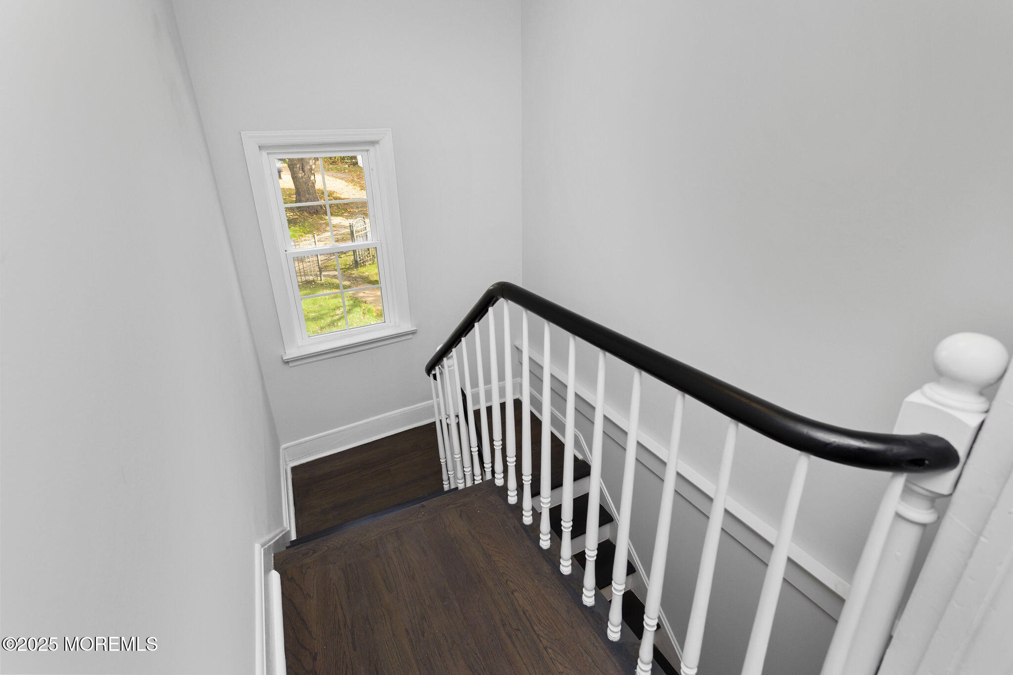 36 Chest-Georgetown Road Columbus, NJ 08022 - Photo 31 of 56 a view of staircase with wooden floor and a window