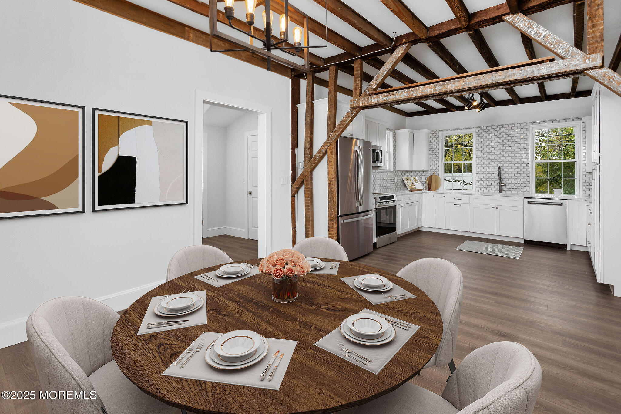 36 Chest-Georgetown Road Columbus, NJ 08022 - Photo 55 of 56 a dining room with furniture and wooden floor