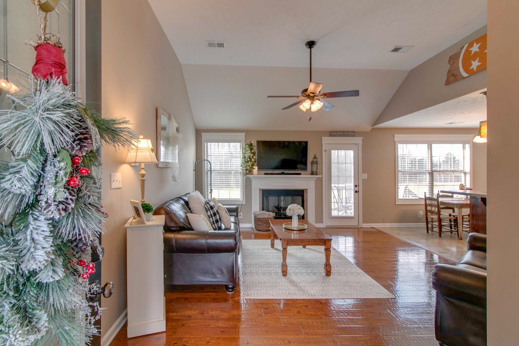 2312 River Road Clarksville, TN 37040 - Photo 19 of 25 a living room with furniture and a fireplace