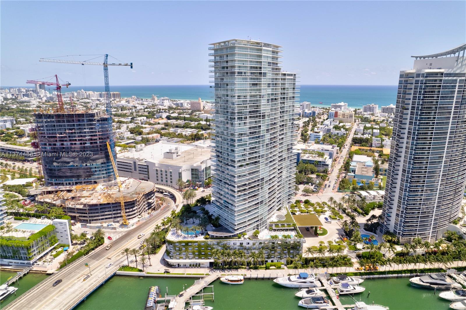 450 Alton Road, Unit 806 Miami Beach, FL 33139 - Photo 32 of 33 a view of a city with tall buildings