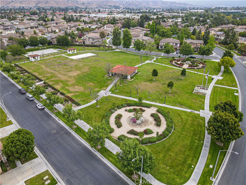 11390 Parkfield Court Riverside, CA 92505 - Photo 42 of 42 an aerial view of a pool a yard and mountain view in back