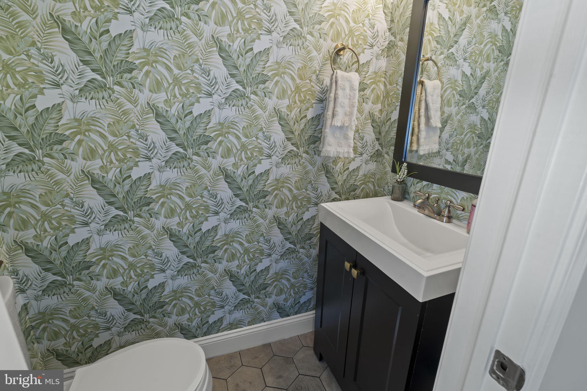 237 7th Avenue Haddon Heights, NJ 08035 - Photo 14 of 35 a bathroom with a sink and a toilet