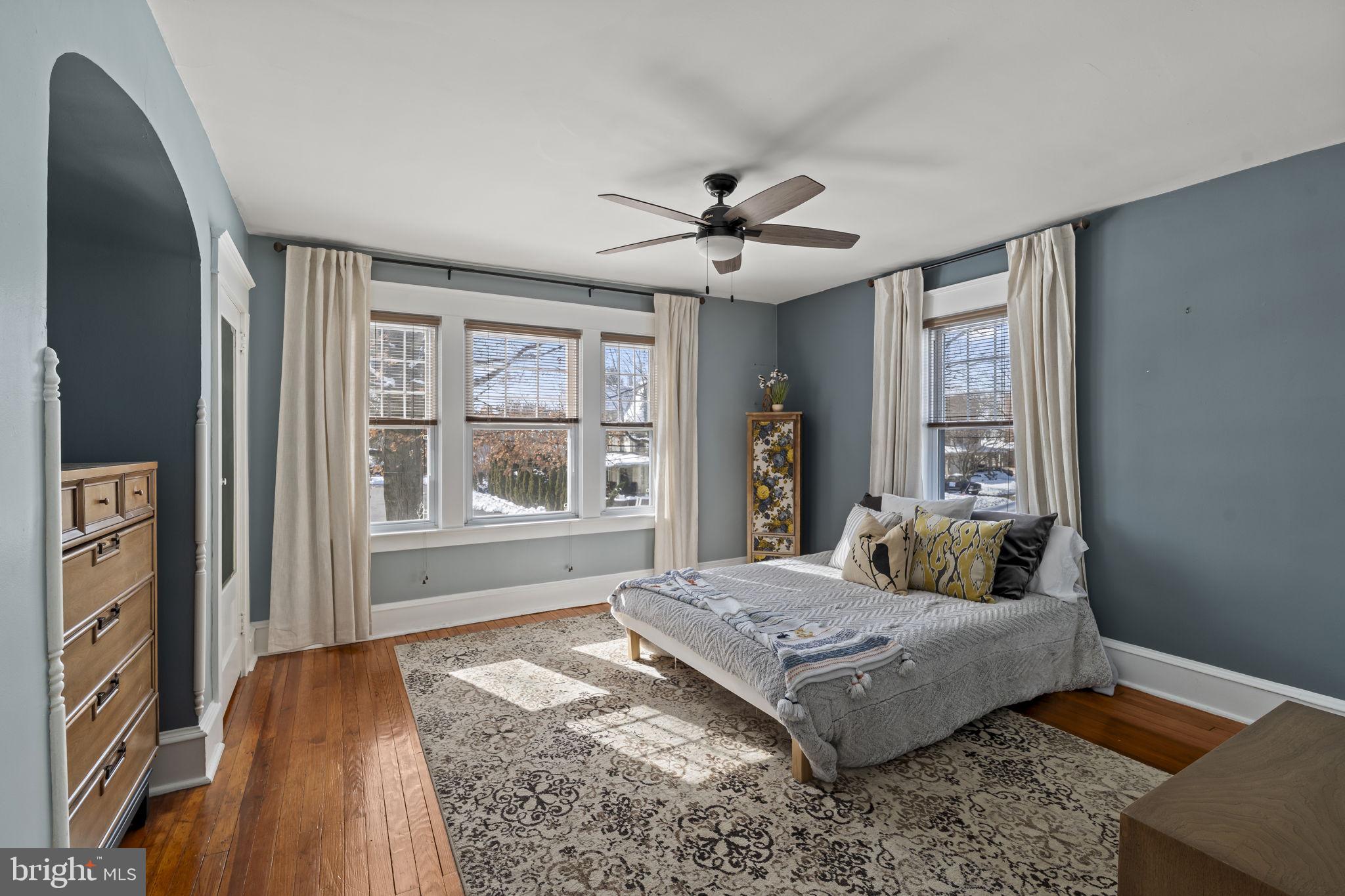 237 7th Avenue Haddon Heights, NJ 08035 - Photo 25 of 35 a bedroom with a large bed and a window