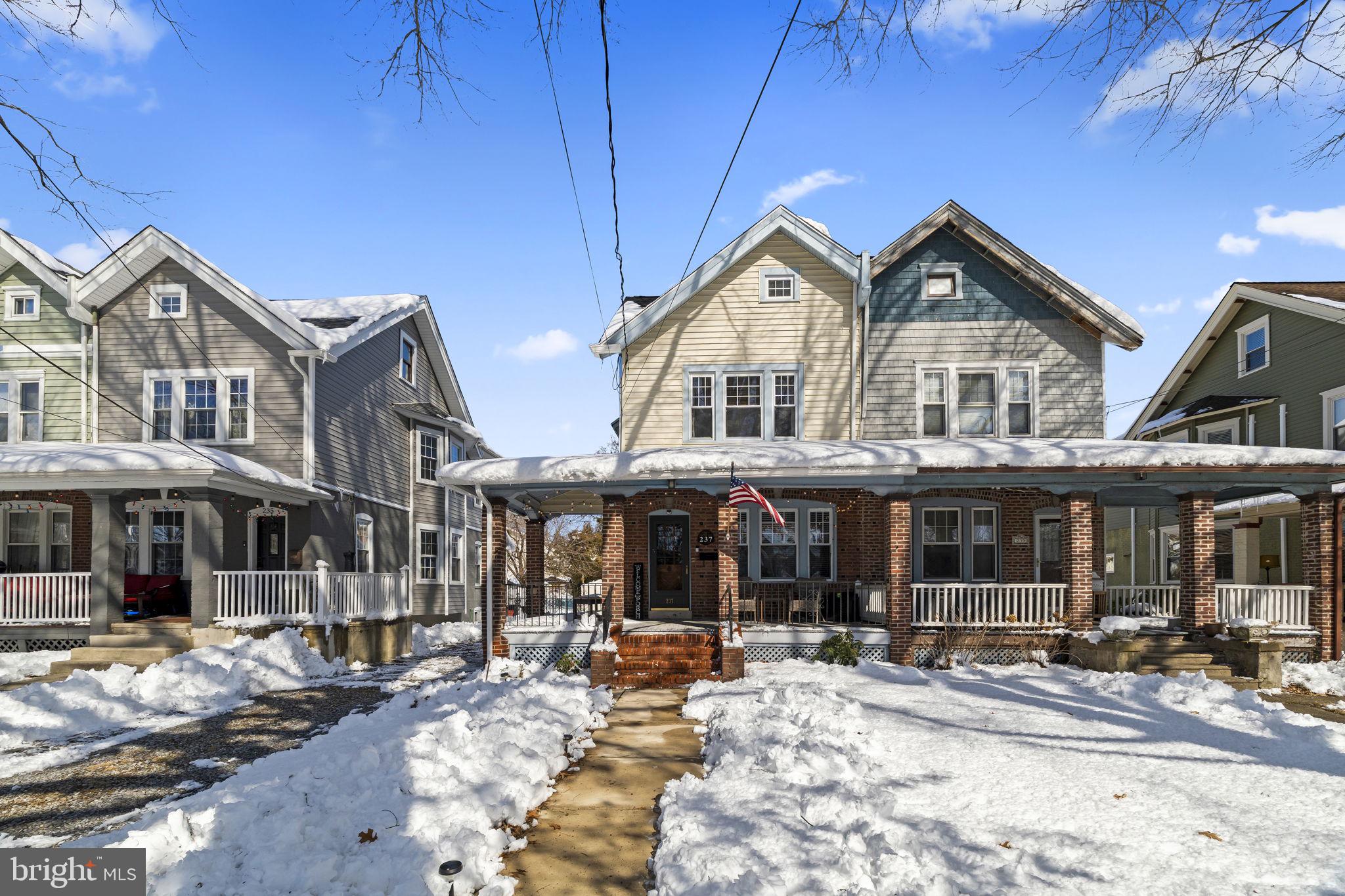 237 7th Avenue Haddon Heights, NJ 08035 - Photo 3 of 35 a front view of a building with sitting area