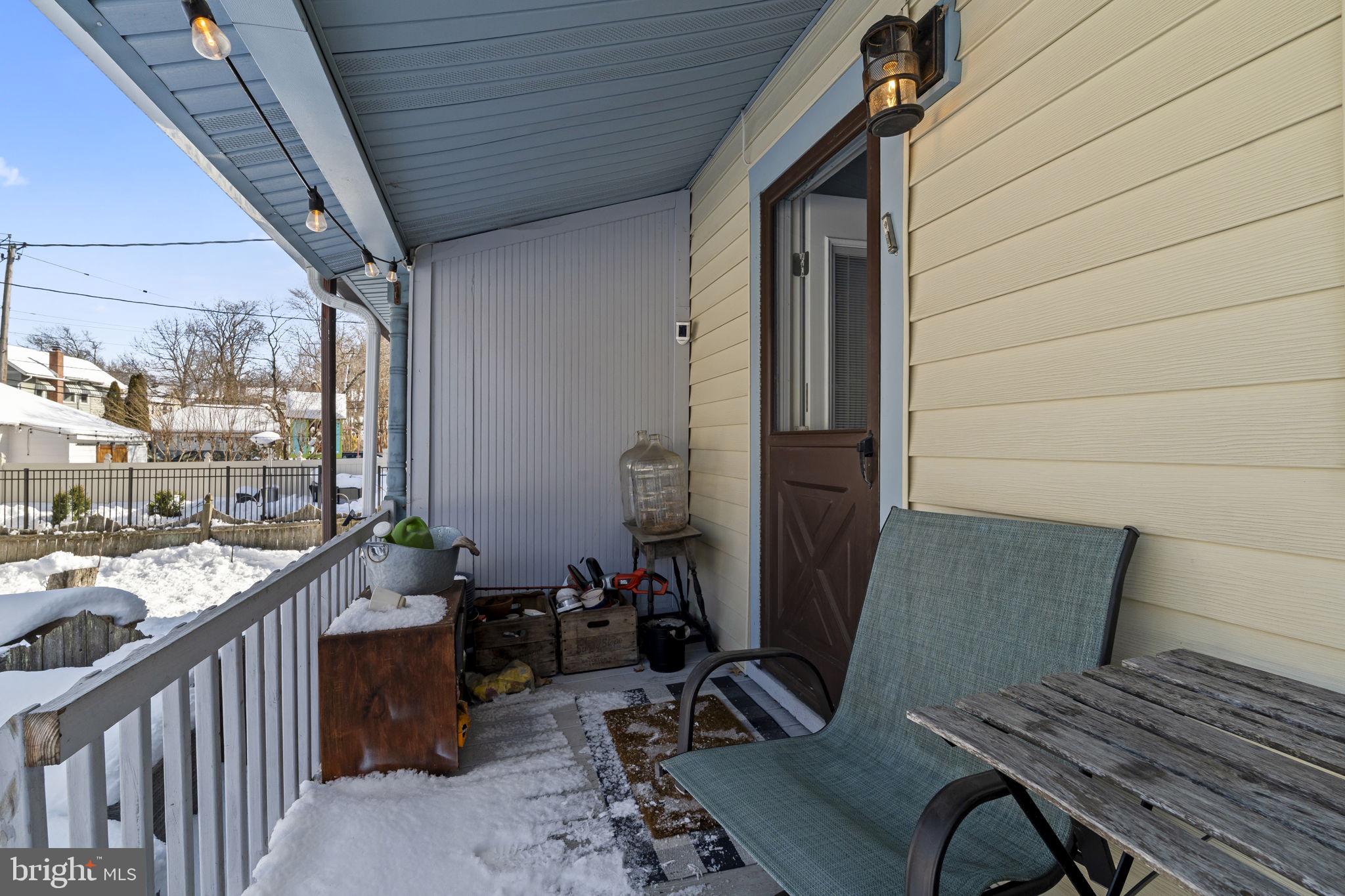 237 7th Avenue Haddon Heights, NJ 08035 - Photo 35 of 35 a view of balcony with wooden floor