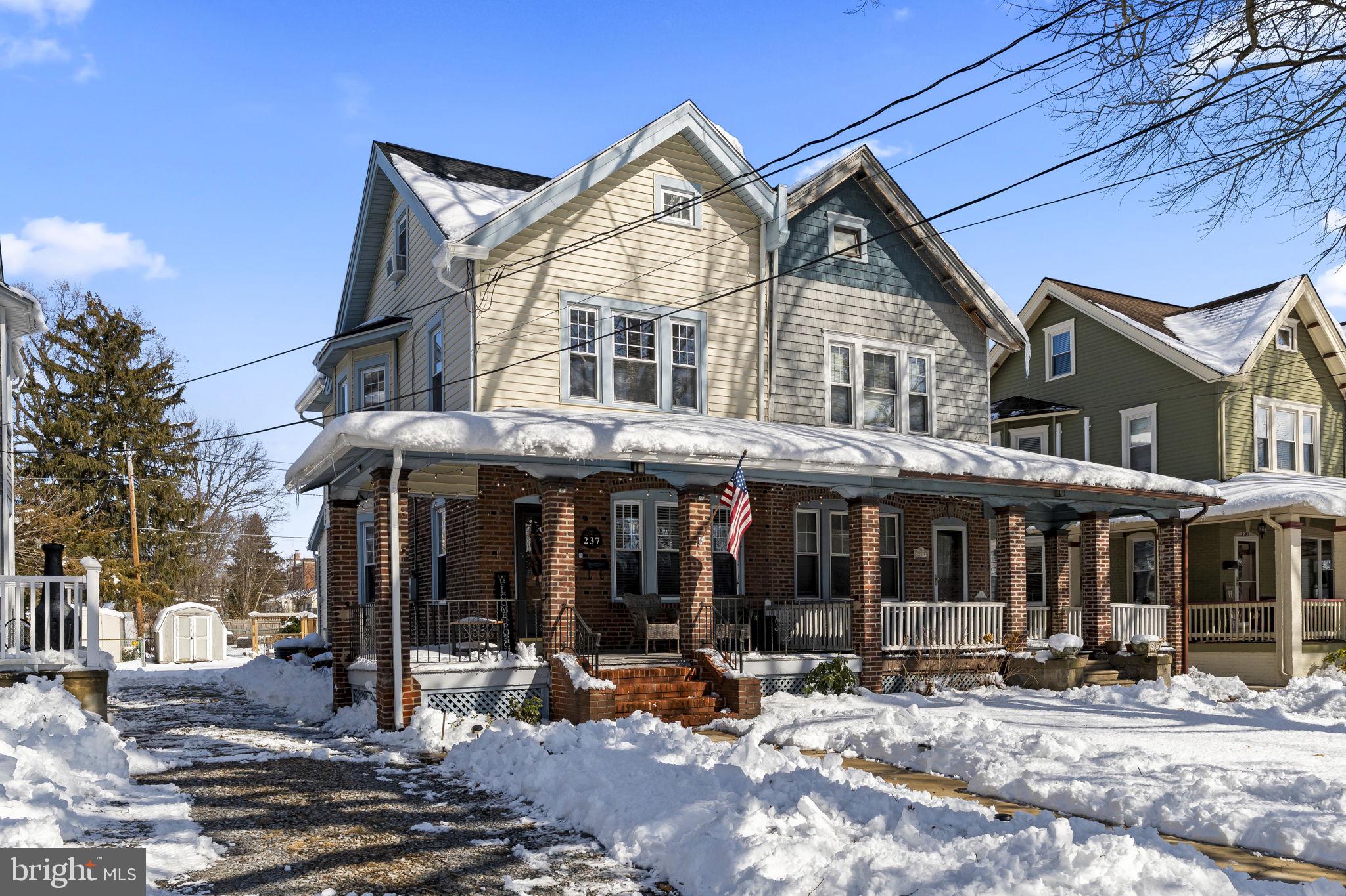 237 7th Avenue Haddon Heights, NJ 08035 - Photo 4 of 35 a view of a house with a yard and sitting area