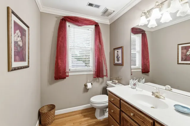 a view of a backyard with a garden