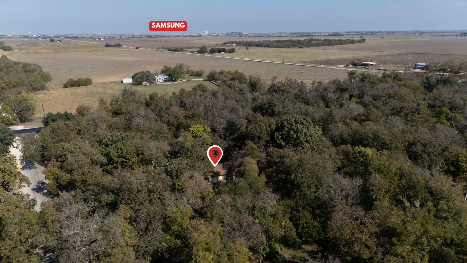 75 County Road 129 Taylor, TX 76574 - Photo 38 of 40 Aerial view of sparsely populated area