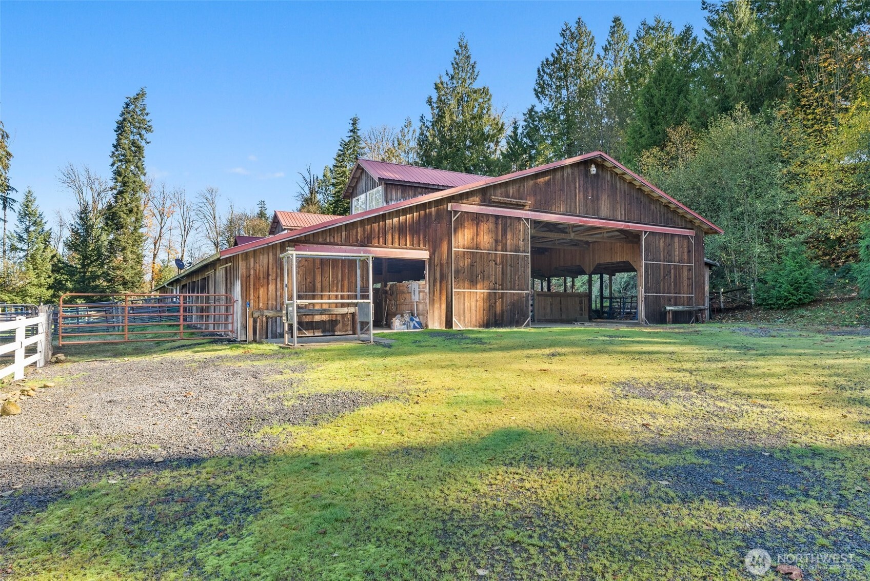 153 A Walhaupt Road Onalaska, WA 98570 - Photo 31 of 38 a view of a house with a yard balcony and tree