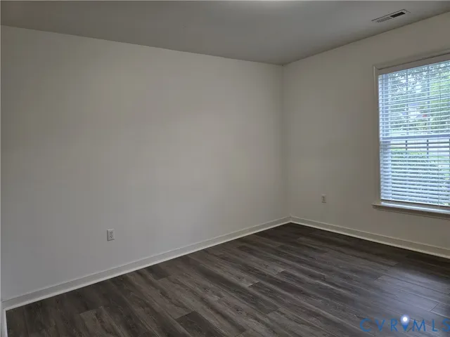 a room and a hard wood floor