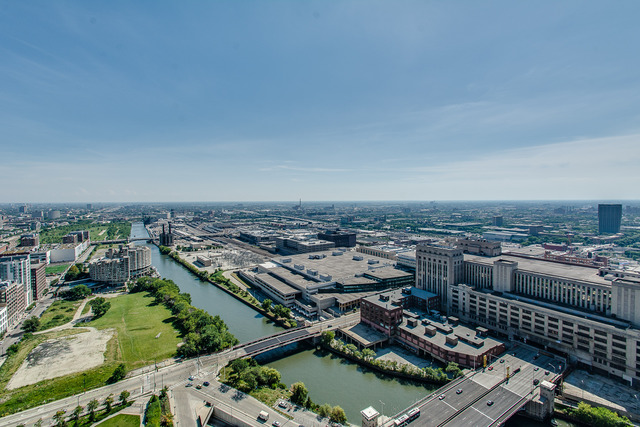 235 West Van Buren Street, Unit 4111 Chicago, IL 60607 - Photo 12 of 15 an aerial view of a city