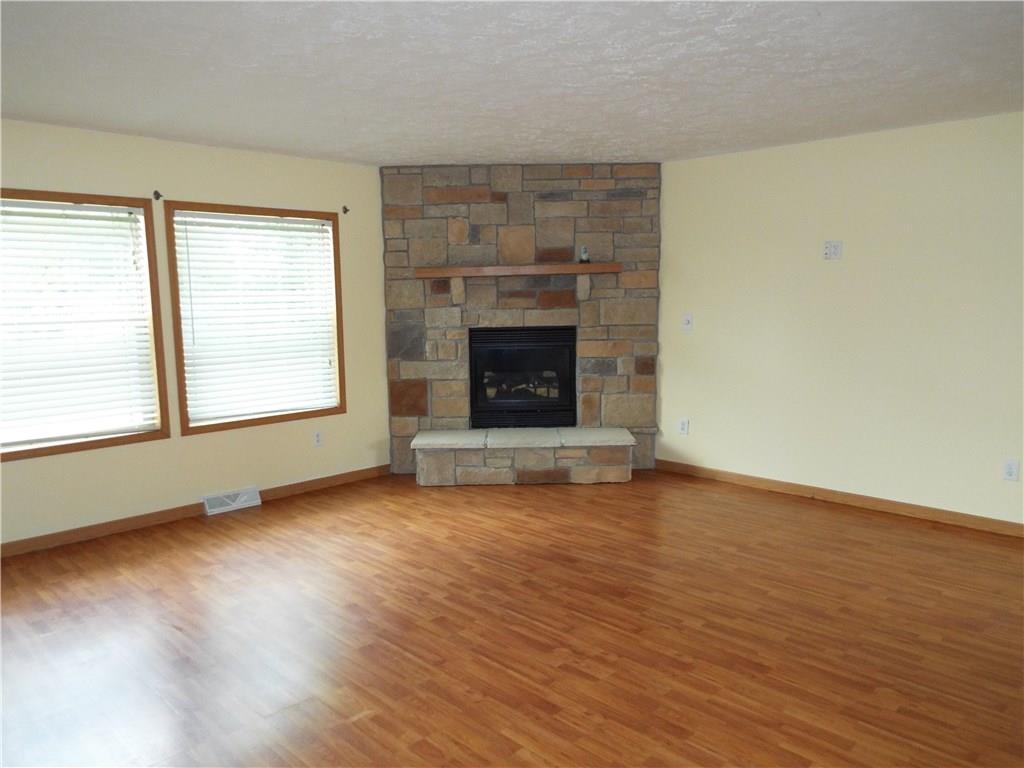 119 Fishpot Road Aliquippa, PA 15001 - Photo 3 of 24 Beautiful Propane Gas Log Stone Fireplace (with Remote Control) in Family Room.
