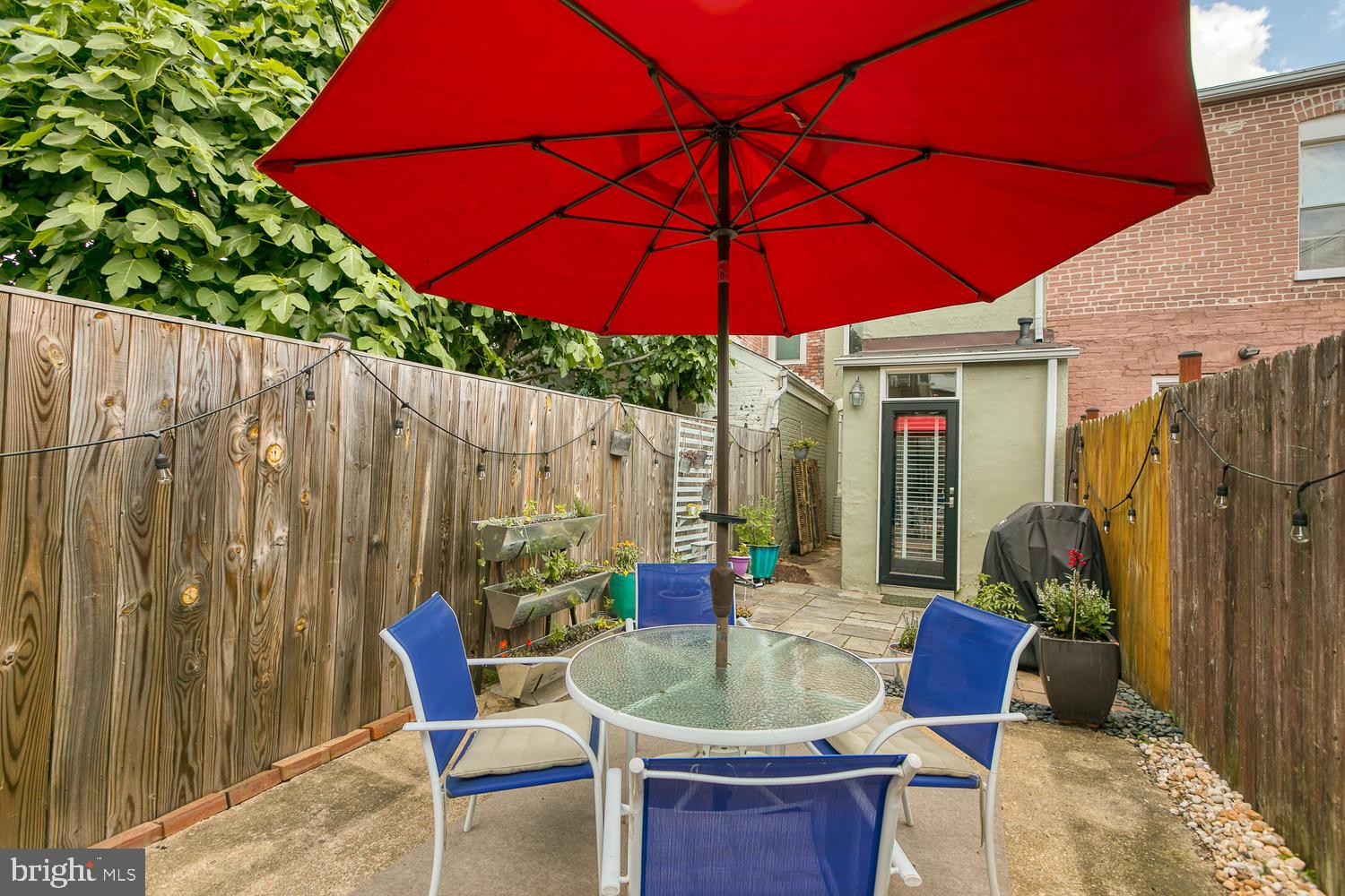 602 14th Place Northeast Washington, DC 20002 - Photo 31 of 40 Spacious fenced rear patio!
