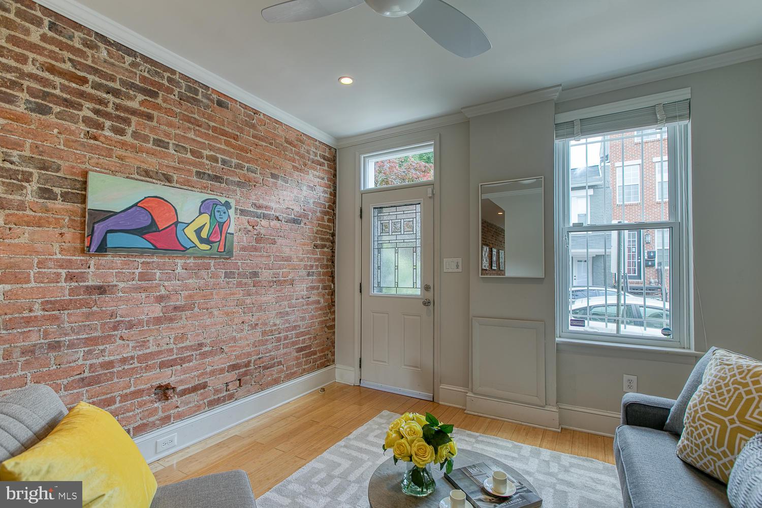 602 14th Place Northeast Washington, DC 20002 - Photo 6 of 40 Sunny living room with hardwood floors!