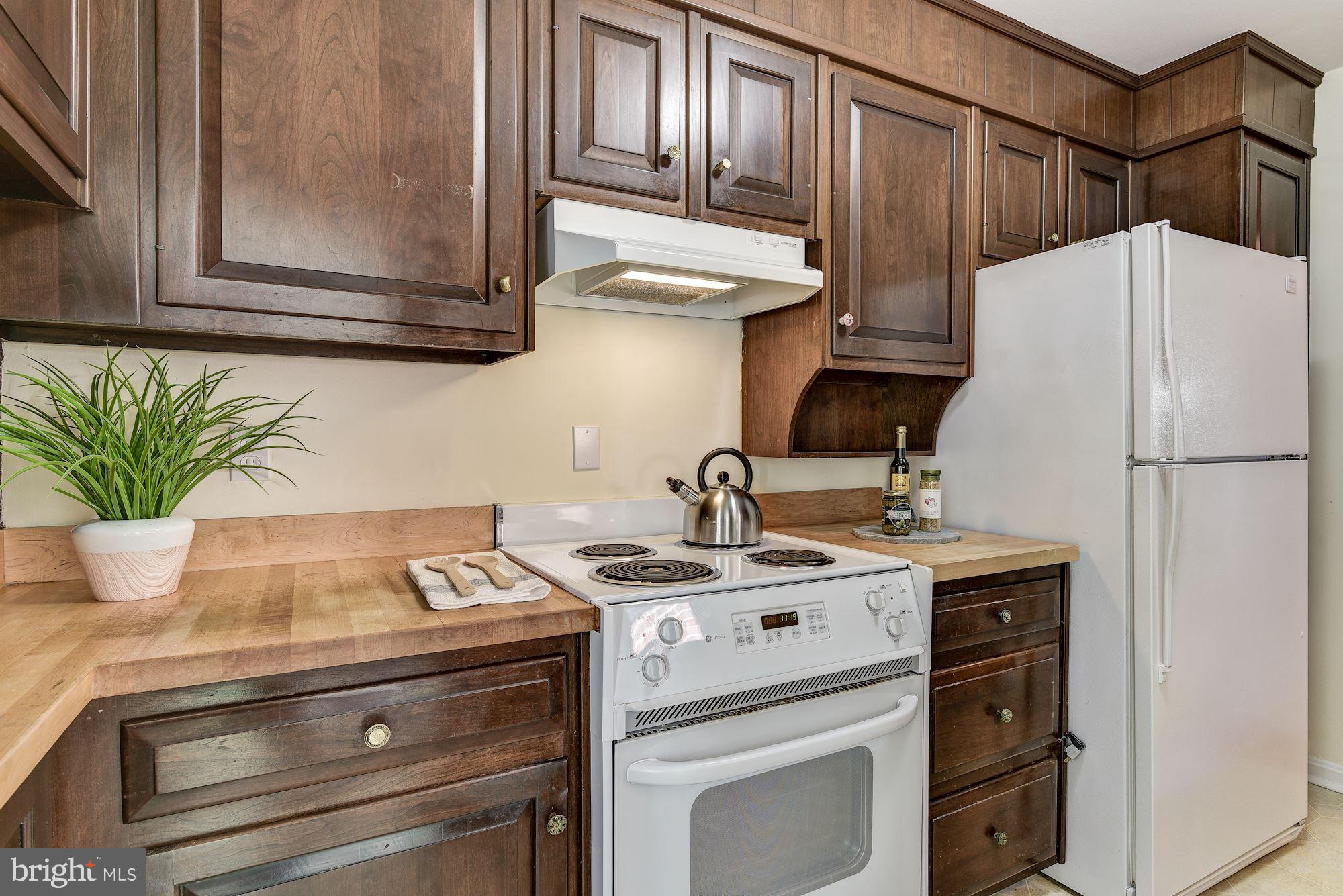 1609 Sanford Road Silver Spring, MD 20902 - Photo 14 of 38 Kitchen with butcher block counter tops.