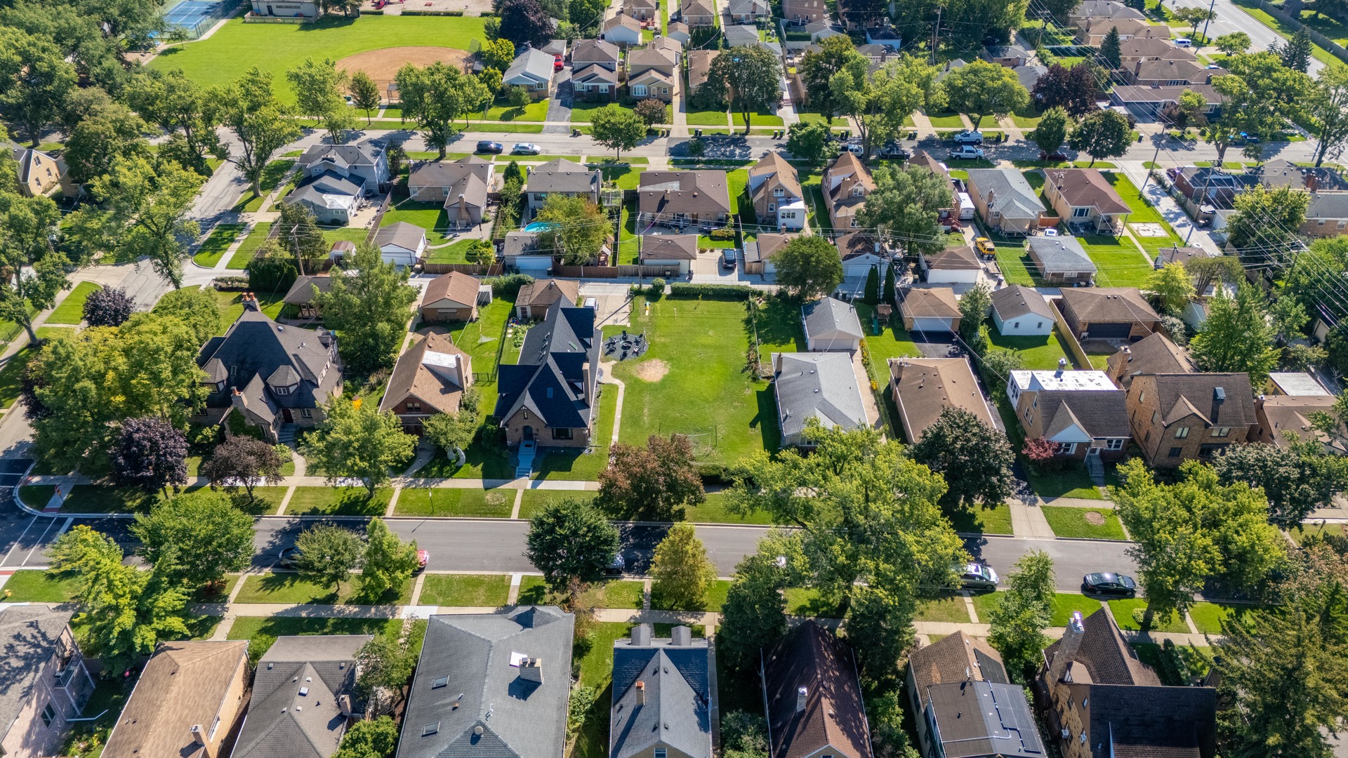 8041 North Merrill Street Niles, IL 60714 - Photo 8 of 10 an aerial view of multiple house